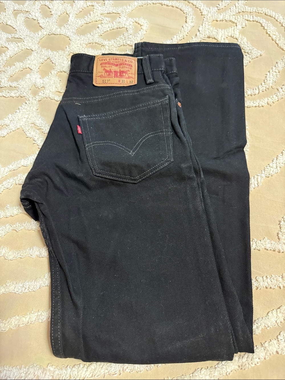 Levi's Black Men's Boot cut Jeans
